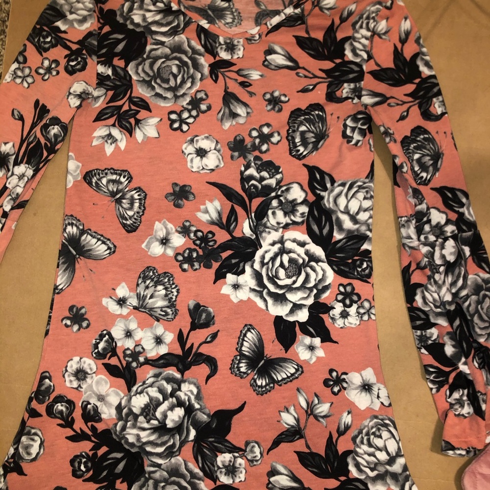 Peach dress